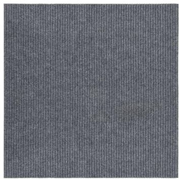 vidaXL Droogloopmat 100x100 cm grijs, Verzenden, Nieuw, Grijs