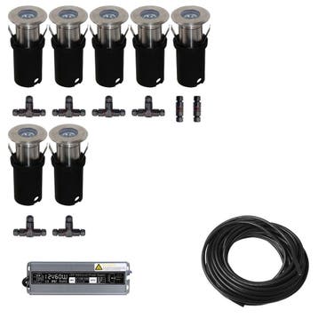 7x LED inbouw spot - 12V - 3 watt - 41mm - complete set, Ophalen of Verzenden, Nieuw