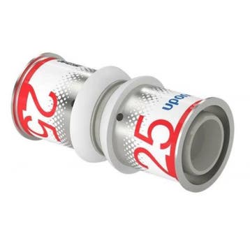 Uponor S-Press Plus PPSU perskoppeling Ø25x25 recht, Verzenden, Nieuw