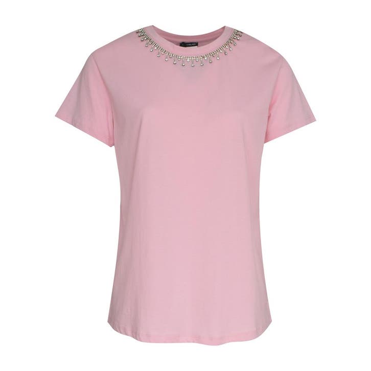 Pennyblack • roze t-shirt strass • 36 (IT42), Kleding | Dames, Tops, Roze, Nieuw, Maat 36 (S), Verzenden