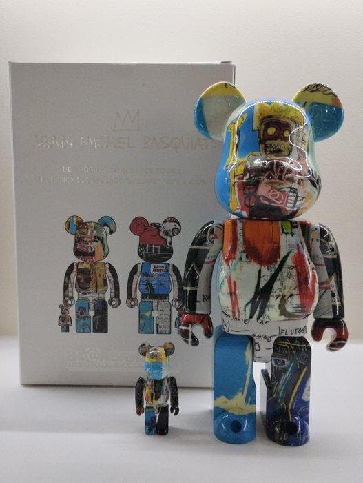 Medicom Toy - Bearbrick 400% & 100% Jean-Michel “Special”, Antiek en Kunst, Kunst | Designobjecten