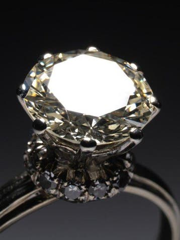 Verlovingsring - 18 karaat Witgoud - 3.07ct. tw. Diamant