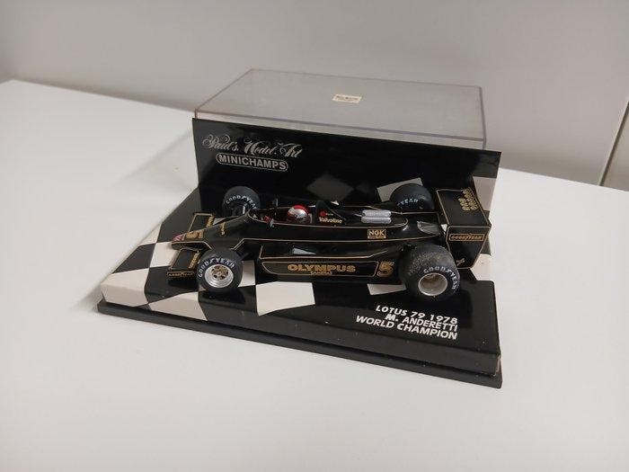 Minichamps 1:43 - Modelauto - Lotus 79 1978 M. Andretti, Hobby en Vrije tijd, Modelauto's | 1:5 tot 1:12