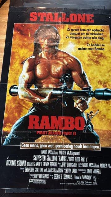 Rambo - First Blood Part II - Original Dutch Cinema release, Nieuw