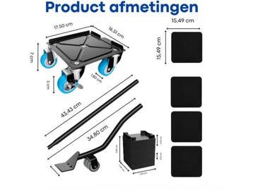 Moeve Meubelroller - Meubeltransporter - 15 delige set -, Verzenden, Nieuw