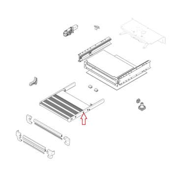 Thule Slide-Out 550 Footboard Compleet 2012, Nieuw