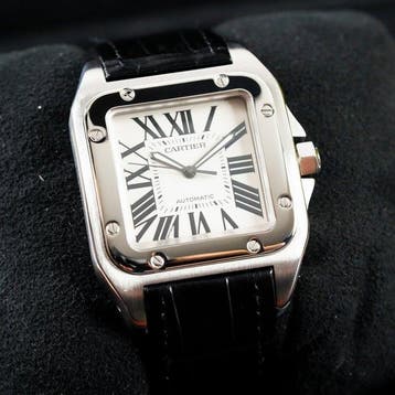 Cartier - Santos 100 Large - Zonder minimumprijs - W20073X8, Nieuw