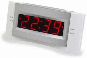 Soundmaster UR122WE wekkerradio met USB laadfunctie wit, Verzenden, Nieuw