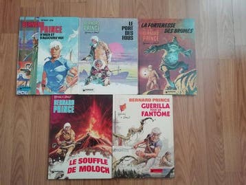 Bernard Prince - 5x C - 5 Album - Eerste druk - 1975/1980, Nieuw