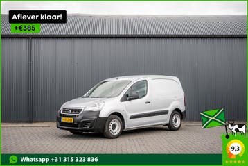 Peugeot Partner L1H1 | Financial Lease voor 126 p/mnd, Stof, Gebruikt, Overige carrosserieën, 360° camera