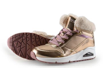 Skechers Hoge sneakers Meisjes in maat 34 Goud, Verzenden, Jongen of Meisje, Schoenen, Skechers