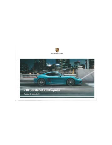 2020 PORSCHE 718 BOXSTER | 718 CAYMAN HARDCOVER BROCHURE, Boeken, Nieuw, Porsche, Author