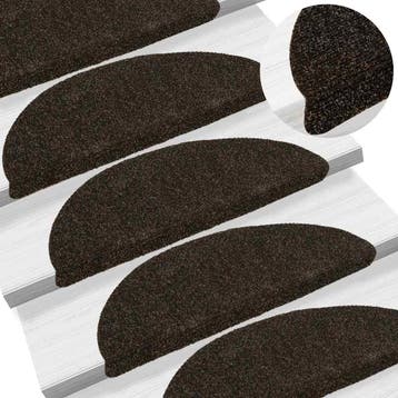 vidaXL Trapmatten Zelfklevend 30 stuks 56x17x3 cm, Doe-het-zelf en Verbouw, Ladders en Trappen, Verzenden, Nieuw