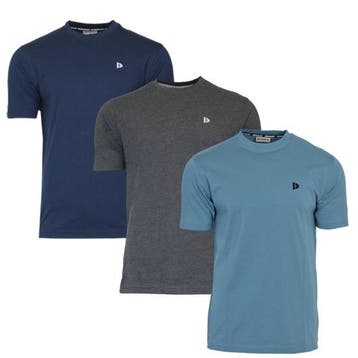 Donnay Donnay Heren - 3-Pack - T-Shirt Vince -, Verzenden, Nieuw