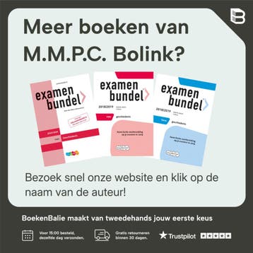 Examenbundel vwo Geschiedenis 2017/2018 - M.M.P.C. Bolink, Verzenden, Gelezen, M.M.P.C. Bolink