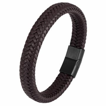 Fako Bijoux - Armband Leer - Gevlochten - Vlecht - Layer, Sieraden, Tassen en Uiterlijk, Verzenden, Nieuw