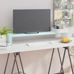 TV-meubel/monitorverhoger 100x30x13 cm glas groen, Verzenden, Nieuw