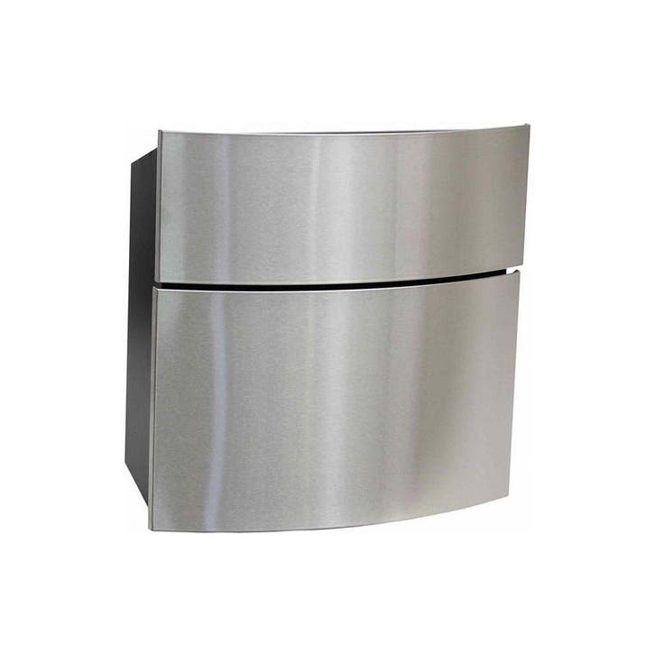 SafePost 124 wandbrievenbus - RVS, Tuin en Terras, Brievenbussen, Nieuw, Verzenden