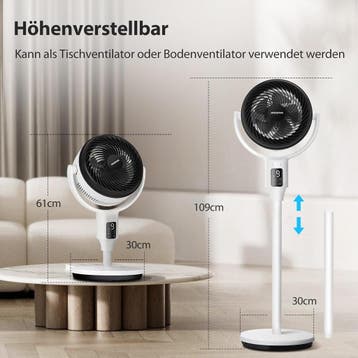 Ventilator staand - Statiefventilator - Staande ventilator -, Verzenden, Zo goed als nieuw