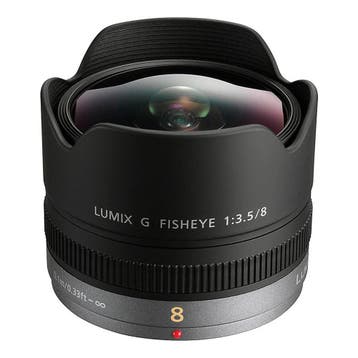 Panasonic Lumix G 8mm f/3.5 Fisheye, Ophalen of Verzenden, Nieuw, Groothoek Fisheye-lens