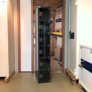 Lockerkast Palermo met 6 vakken transparant, Verzenden, Nieuw