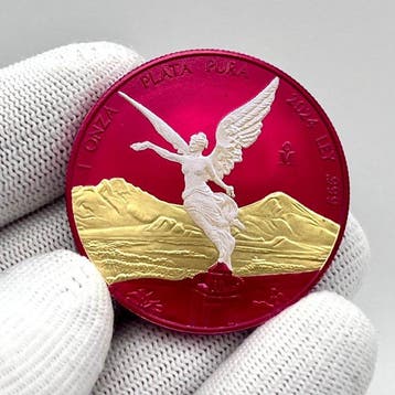 Mexico. 1 Onza 2024 Libertad “Space Pink Opal” – 1 oz Silver