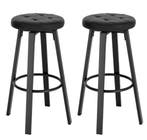 Set van 2 Industriële Barkrukken – Kunstleer, 360° Draaibaar, Verzenden, Nieuw