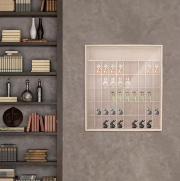 Wandkast met 6 Lagen – Houten Displaykast met Acryl Deur 50, Verzenden, Nieuw