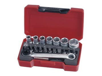 Veiling - Tengtools dop- en bitset 20-delig 1/4 5.5-13mm, Nieuw