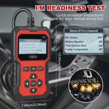 V410 OBD2 Scanner Auto Diagnose Tool - Motor, ABS, Olie Rese, Verzenden, Nieuw