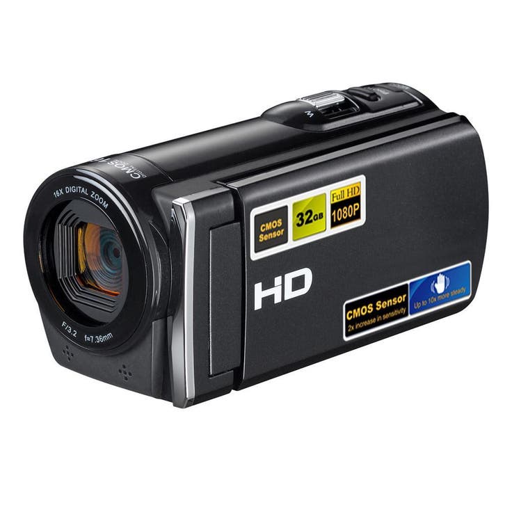 Kenuo HDV-601S Digitale Videocamera - Zwart (Nieuw), Audio, Tv en Foto, Videocamera's Digitaal, Nieuw, Verzenden