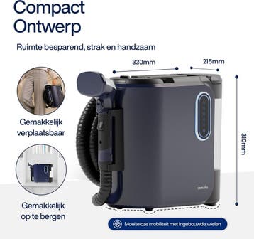 Samako Tapijtreiniger PRO 1800W – Stoomreiniger en, Ophalen of Verzenden, Zo goed als nieuw