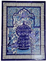 Tegel - Tunesisch keramisch wandpaneel - 12 met de hand