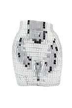 Bloempot Spiegeltjes Vrouw Billen Zilver Pot Potje Plantenpo, Ophalen of Verzenden, Nieuw, Feestartikel, Carnaval