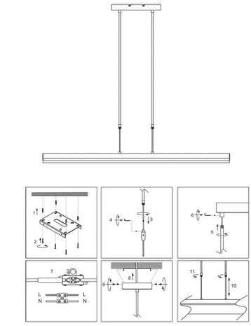 Steinhauer hanglamp Zelena 3656ZW 2dekansje, Huis en Inrichting, Lampen | Hanglampen, Ophalen, Nieuw, Overige materialen, Modern