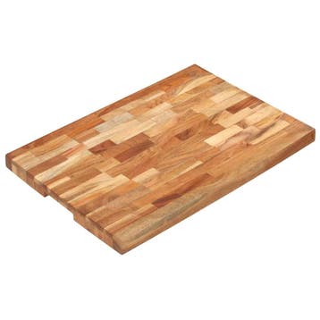 vidaXL Hakblok 60x40x4 cm massief acaciahout, Huis en Inrichting, Verzenden, Nieuw
