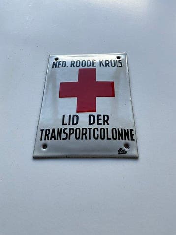Edy Dieren - Reclamebord - gebold deurpostje Ned. Roode