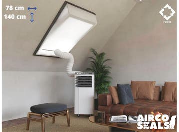 Raamafdichtingskit Mobiele Airco - Met Hor – 78 x 140 cm -, Verzenden, Nieuw