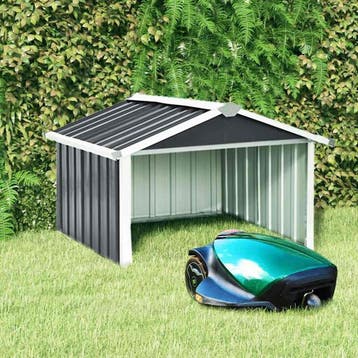 Robotmaaier huisje antraciet | Laatste Stuk!, Tuin en Terras, Overkappingen, Ophalen of Verzenden, Zo goed als nieuw, Overige typen