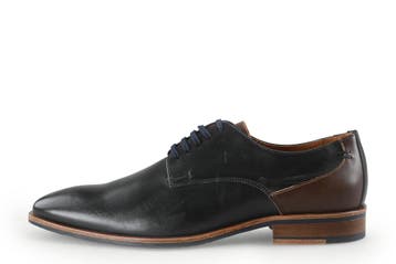 Manfield Veterschoenen in maat 42 Zwart, Kleding | Heren, Schoenen, Manfield, Verzenden, Zwart, Zo goed als nieuw