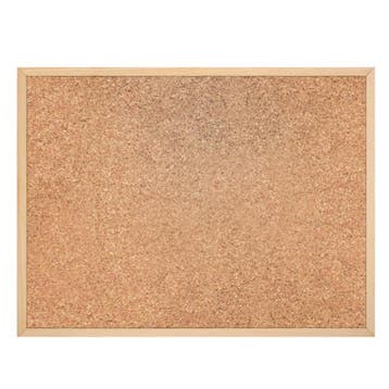 Kurk prikbord - houten lijst - 60 x 90 cm, Huis en Inrichting, Woonaccessoires | Memoborden, Ophalen of Verzenden, Nieuw