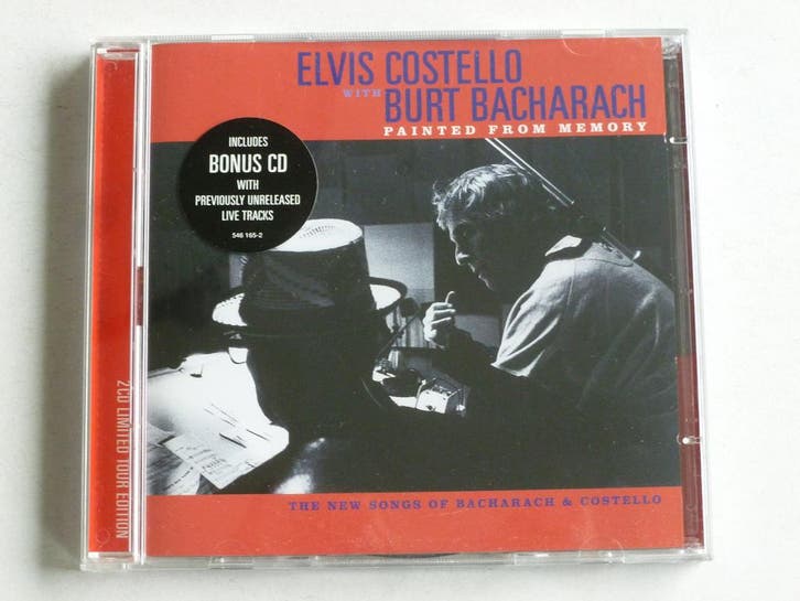 Elvis Costello with Burt Bacharach - Painted from Memory (2, Cd's en Dvd's, Cd's | Pop, Zo goed als nieuw, Ophalen of Verzenden