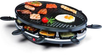 DOMO DO9038G Gourmetset - Grill - Raclette - 8 personen (..., Verzenden, Nieuw