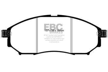 EBC 06-09 Infiniti FX35 3.5 Greenstuff Front Brake Pads, Ophalen of Verzenden, Nieuw