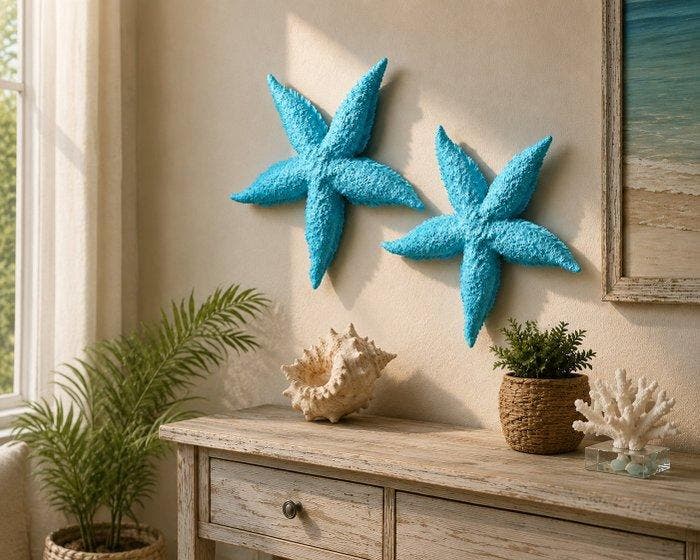 Beeld, 2pcs - XL Starfish 30cm - 4 cm - Hars - 2026, Antiek en Kunst, Kunst | Designobjecten