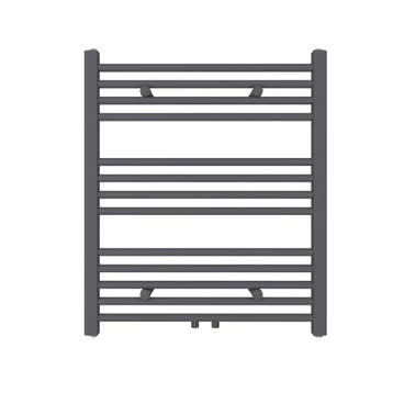 Designradiator Sofia 70x60cm mat grijs 330W midden, Verzenden, Nieuw