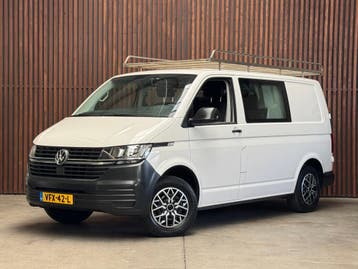 Volkswagen Transporter 2.0 TDI L1H1 Dubbele Cabine Airco-BT, Stof, Gebruikt, Euro 6, Volkswagen