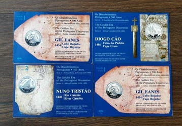 Portugal. Lote de 4 Moedas de 100 Escudos (1987 e 1989) -