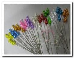 Parelspelden Hatpin 62260 Appelgroen 9 mm doosje 72 stuks, Ophalen of Verzenden, Nieuw