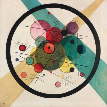 Wassily Kandinsky (1866-1944) - “Circles in a Circle, 1923”.